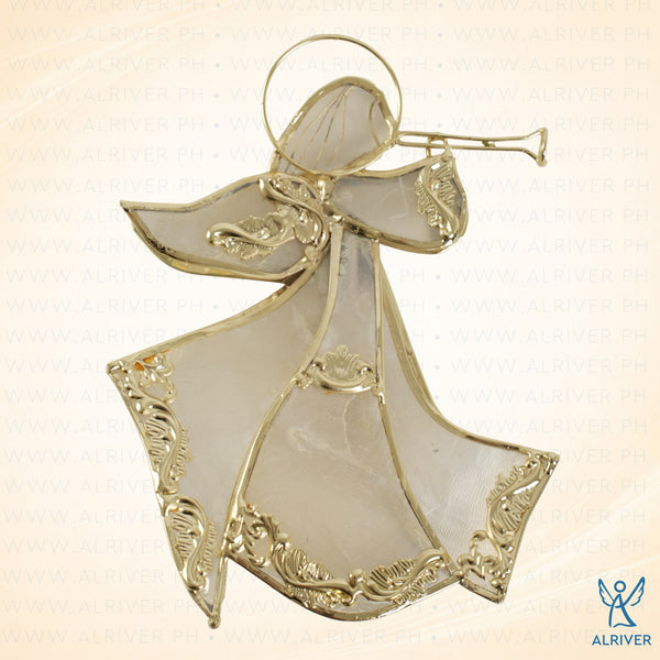 Hope Capiz Angel Table Top Ornament