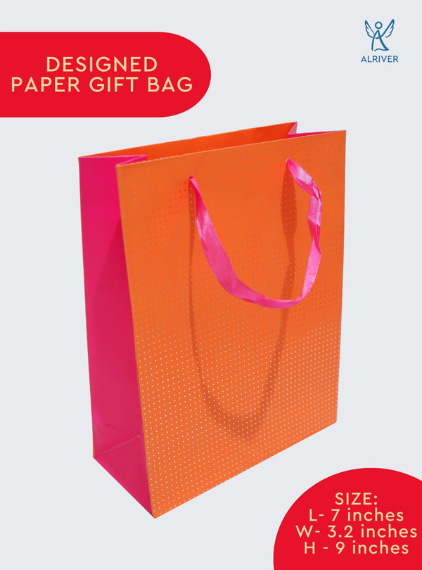 KATE ORANGE PINK |  PAPER GIFT BAG