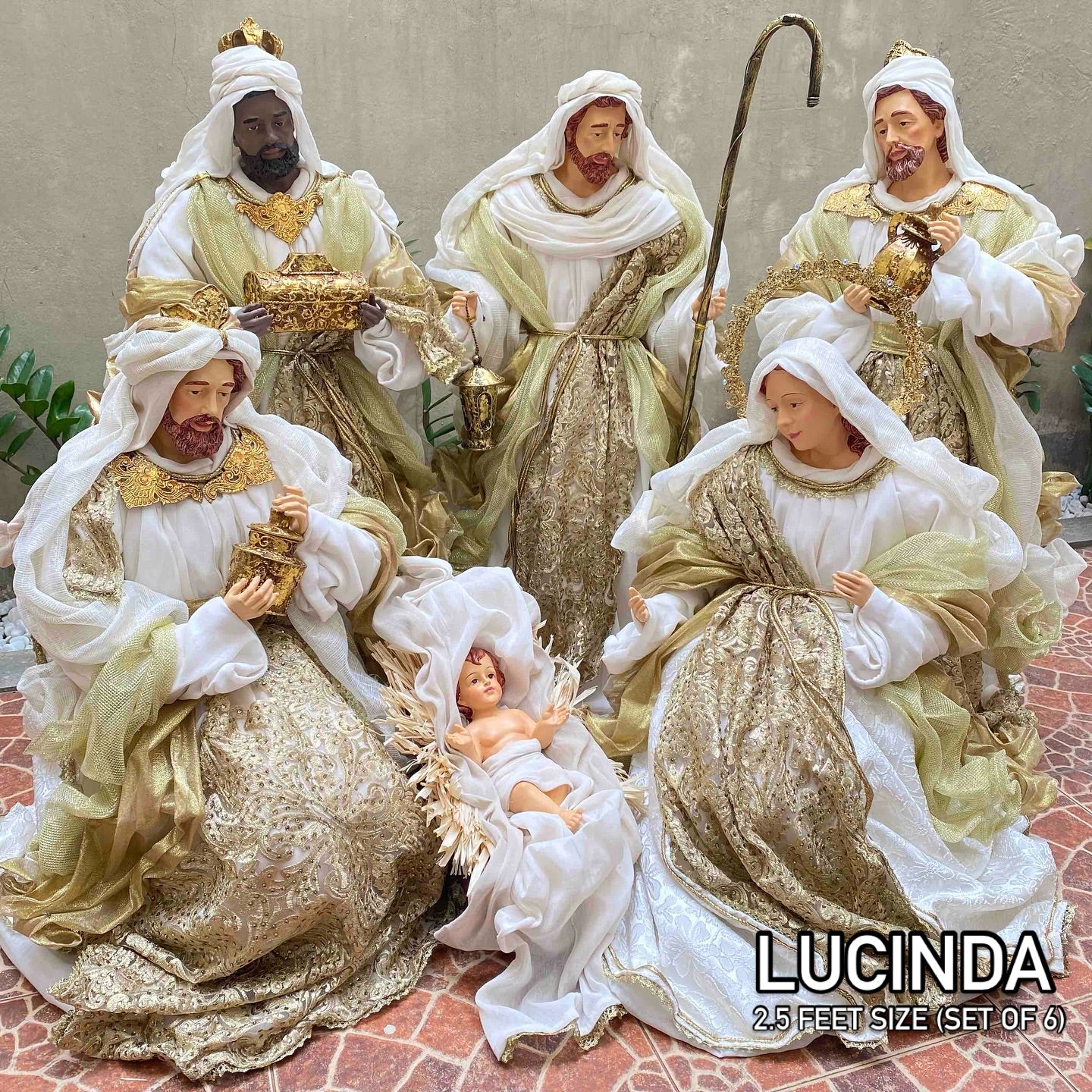 2.5 ft. Lucinda Nativity Set (Set of 6)