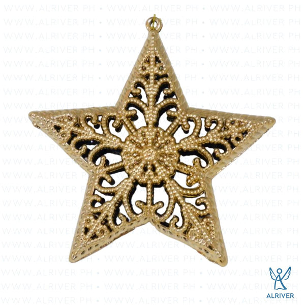 Maris Gold Hanging Whimsical Star Ornament
