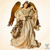 14" Mayumi Standing Angel, Beige Natural