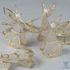 Angel of MELODY Capiz Ornament, White Gold