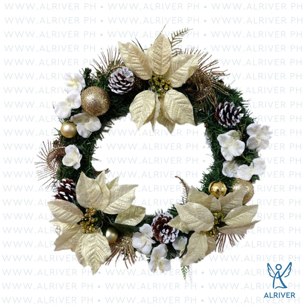 Mirah Floral Wreath (Small 18" dia)