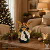8" Naomi Mini Christmas Angel, Green