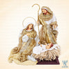 14" Celeste Holy Family on Base, Gold