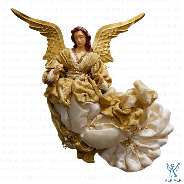 14" Alaia Flying Angel, Beige Gold
