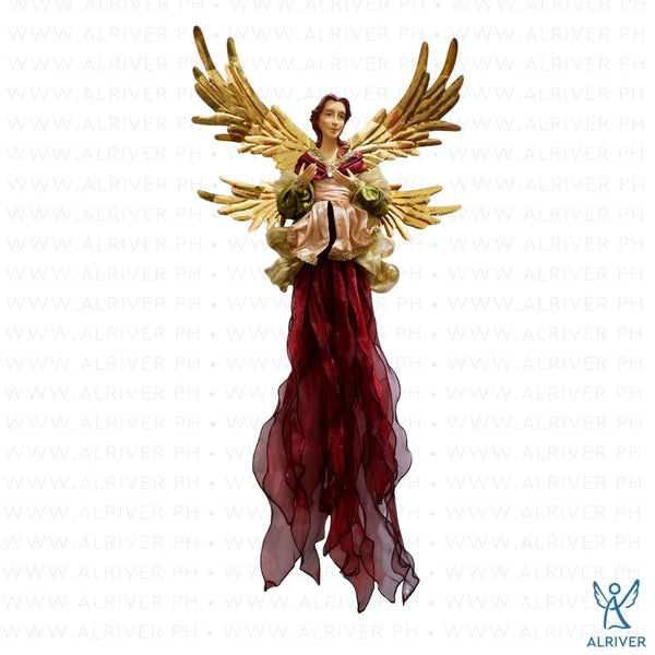 28"L Alondra Hanging Angel, Multicolored