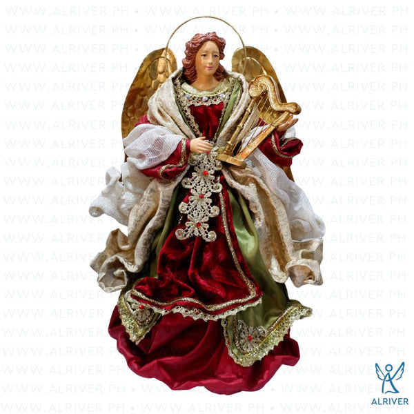 14" Madelyne Standing Angel with Harp