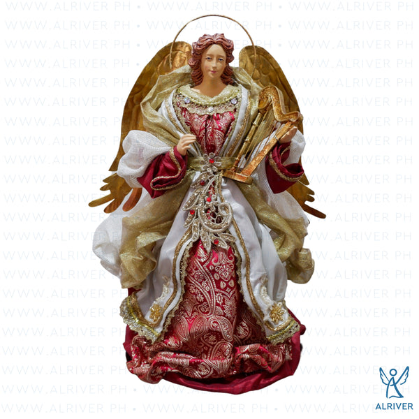 14" Fiorenzia Standing Angel with Harp