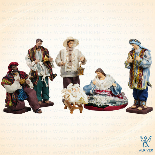 10" Pamana Nativity Set Display, Multicolored