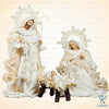 14" Perlas Holy Family (Set of 3), Beige