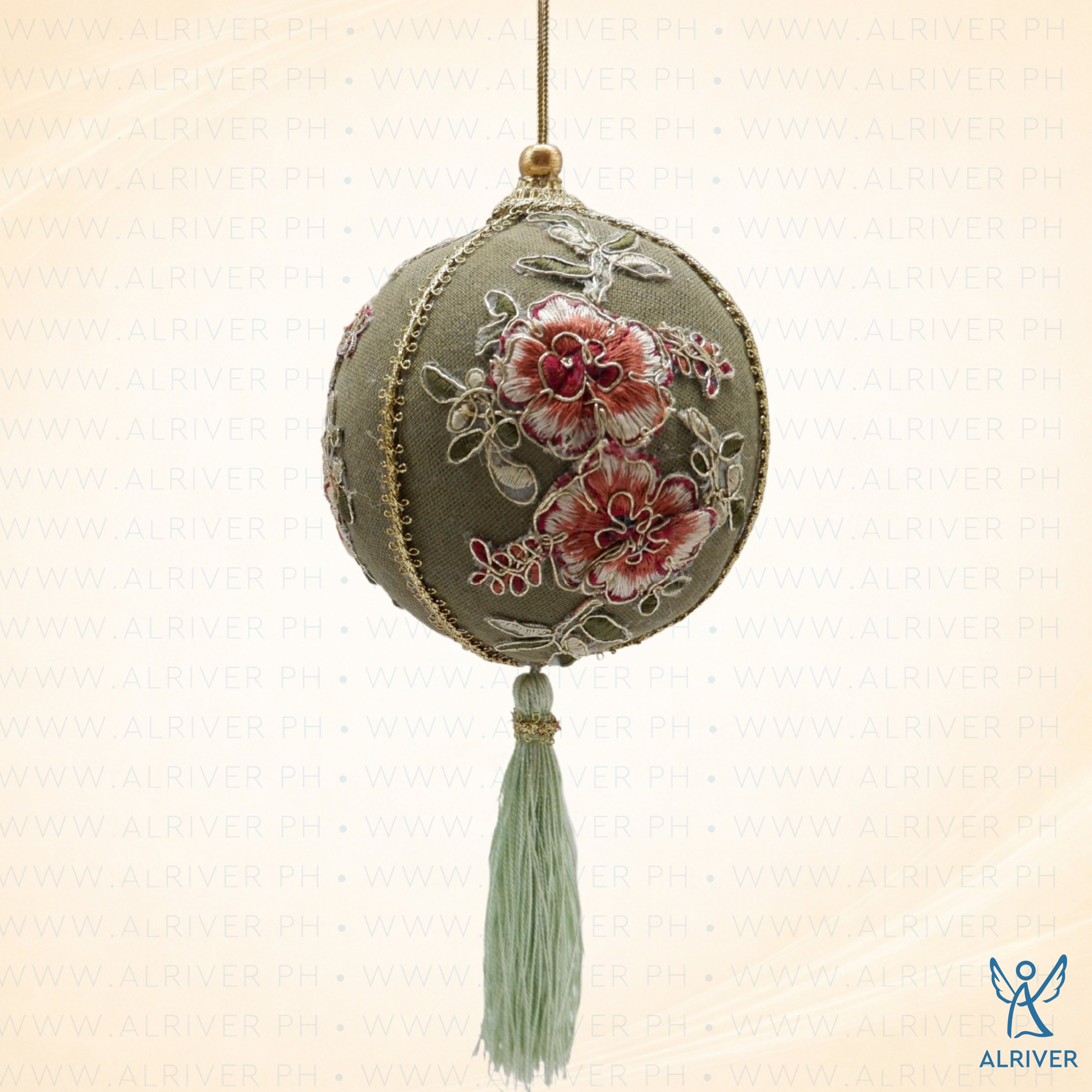 Sage Green Medium Pillow Ornament