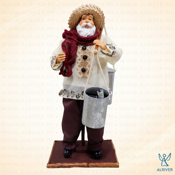 14" Santa Magtataho, Beige Burgundy