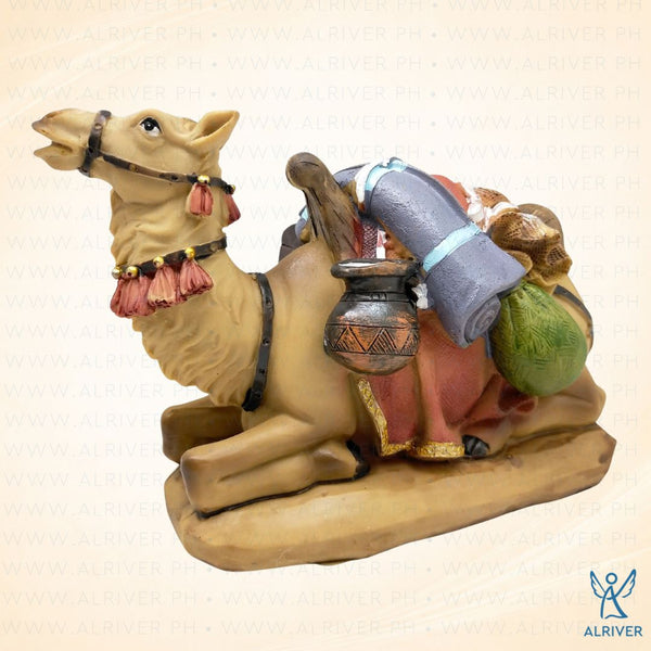 Sitting Camel for 7" Nativity Set, Multicolored