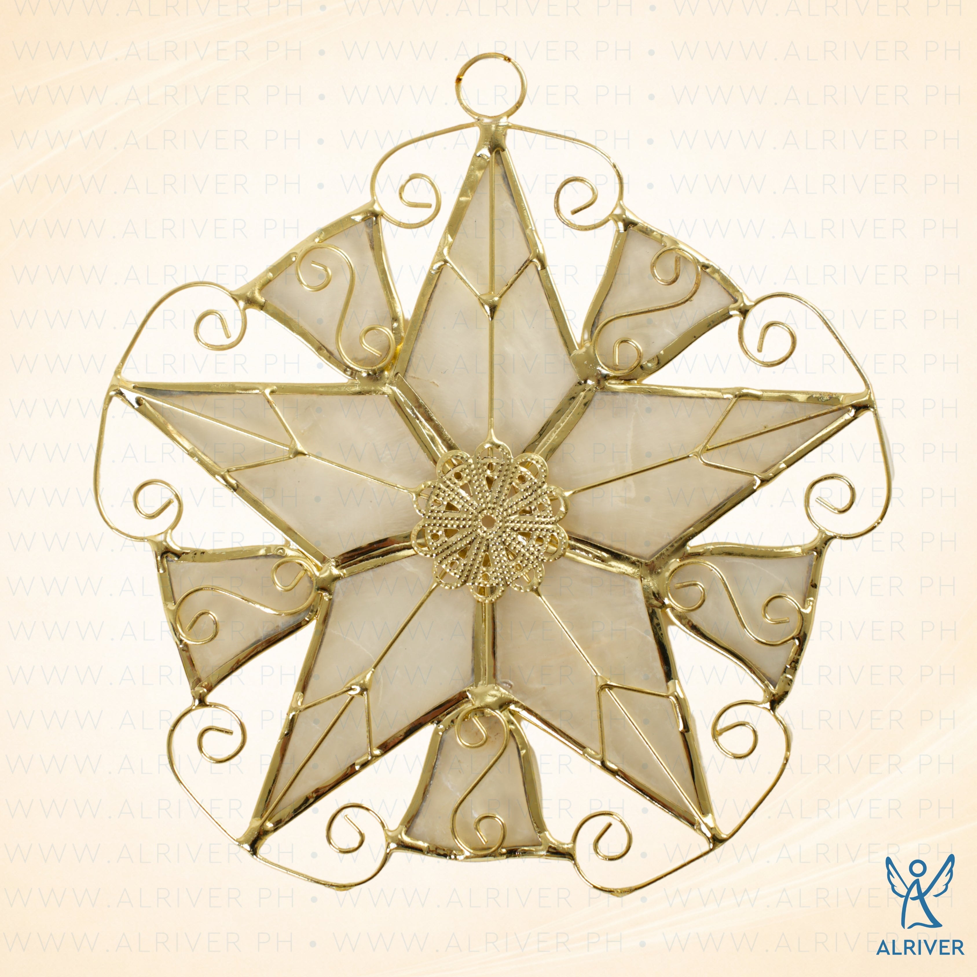 Tala Star Parol Capiz Ornament