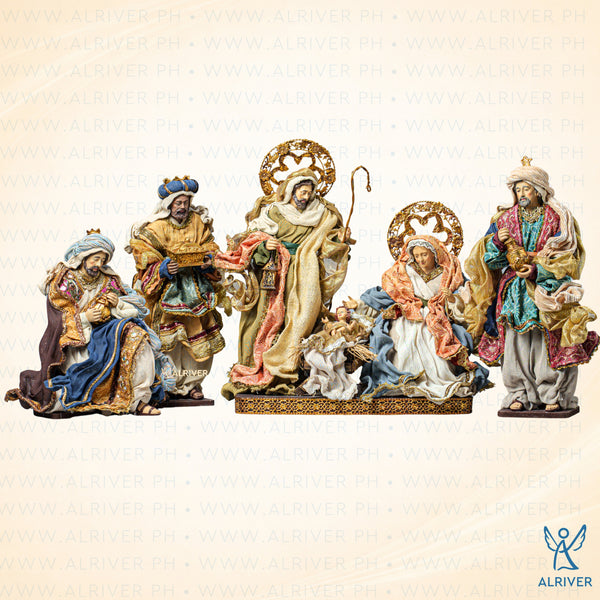 14.5" Veronica Nativity Set, Multicolored