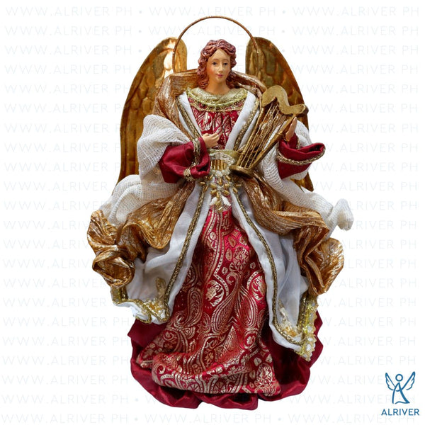 10" Larisa Standing Angel with Harp