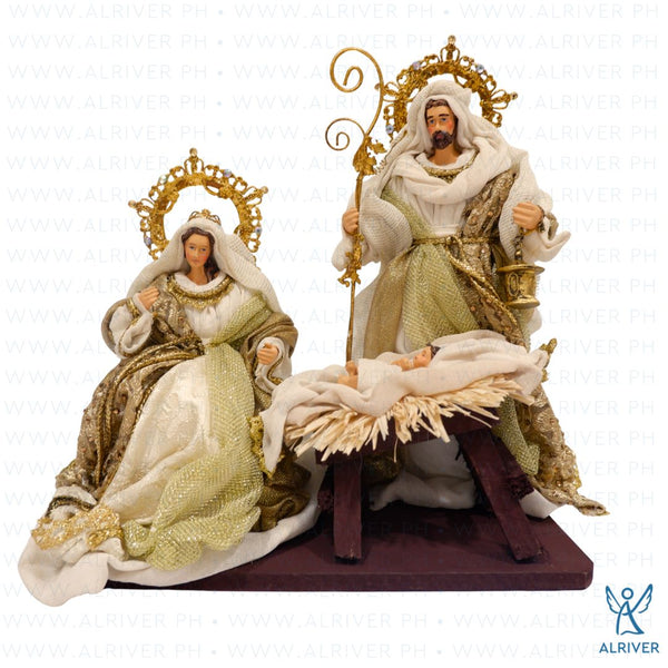 10" Luxurious Holy Family on Base